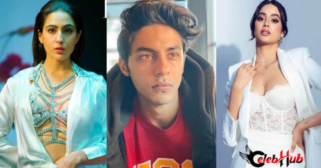 aryan khan jaanvi kapoor sara ali khan