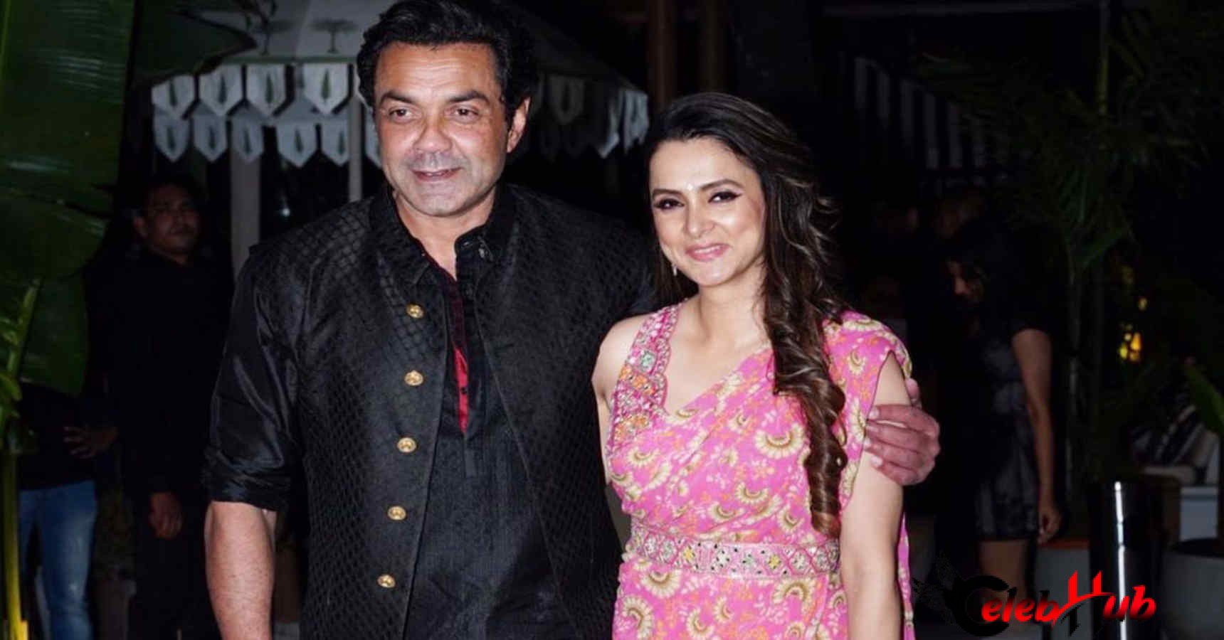 Bobby deol and Tanya deol