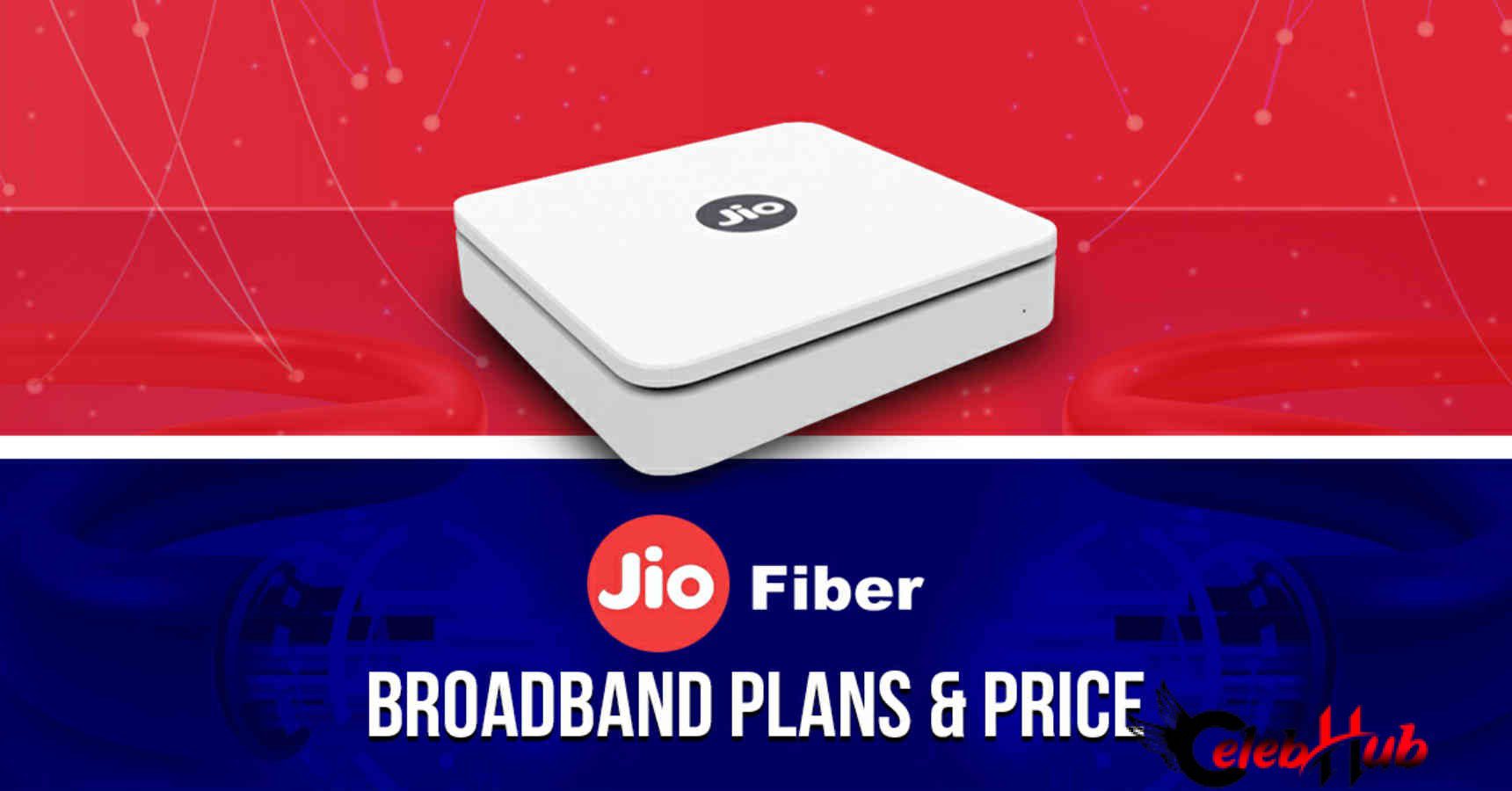 Jio fiber broadband recharge plans 