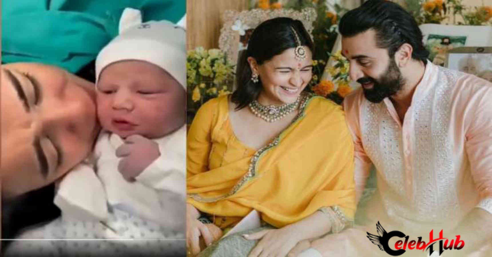 Ranbir Kapoor and Alia Bhatt and Their Girl child 