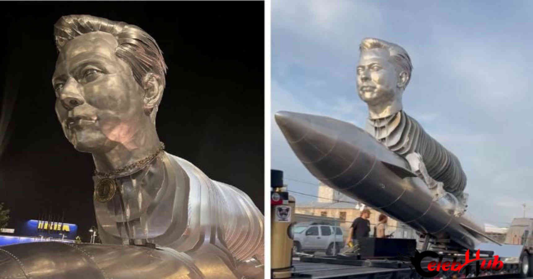 Elon Musk statue 