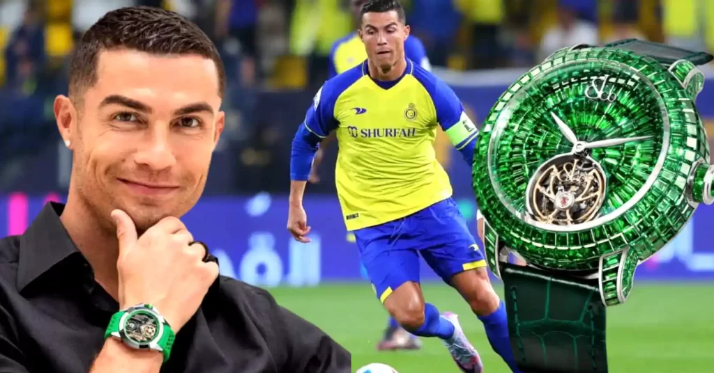 cristiano ronaldo expensive green watch