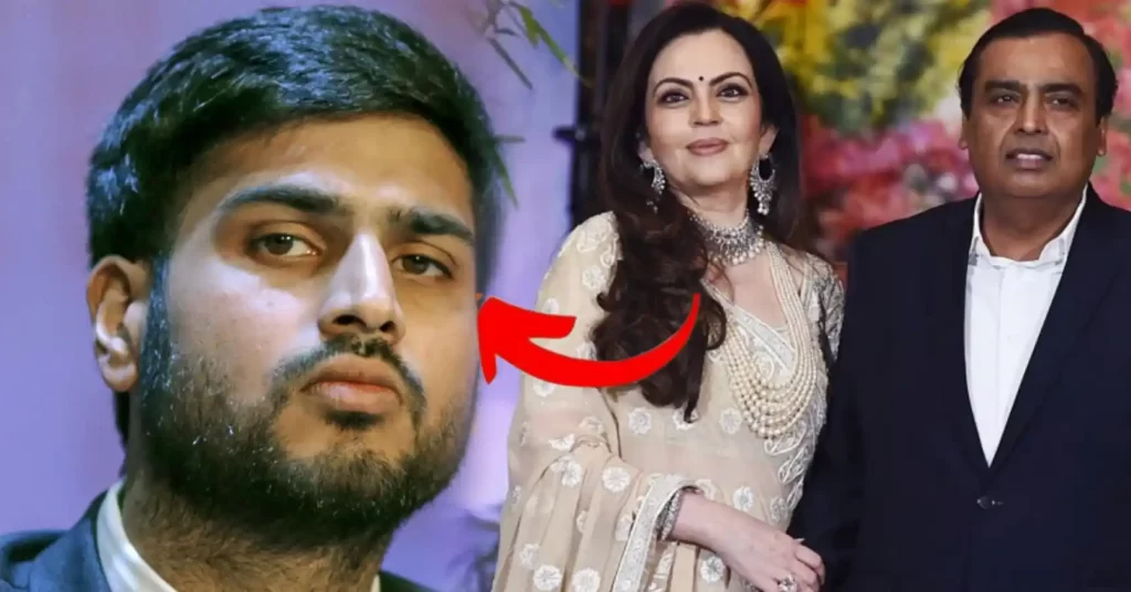 ambani family son anshul is a famous businessman loved by mukesh ambani