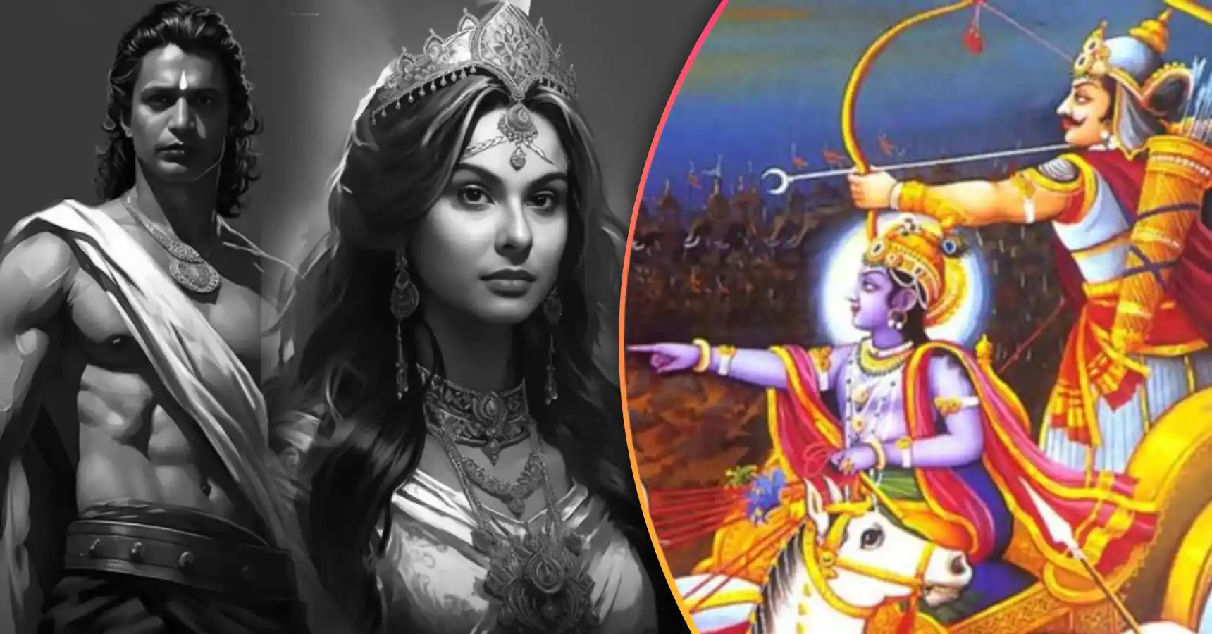 the star of bengals golden age in the iconic form of mahabharata special characters caught the attention of ai look see pictures
